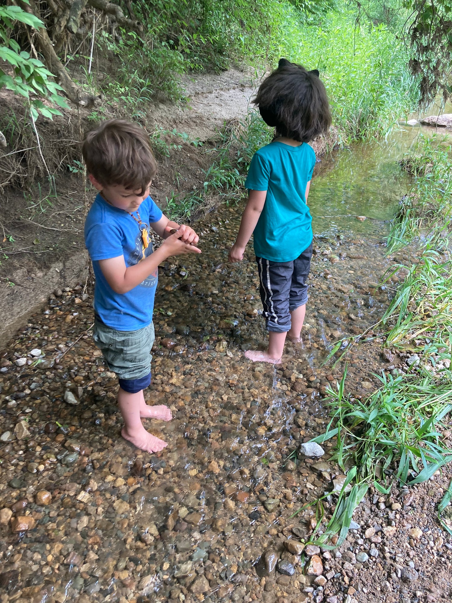 Sis and Bubba Creek Stomping